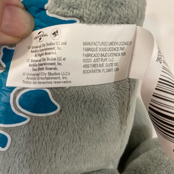 Jurassic World 11 1-2” Plush Blue Dinosaur - Picture 11 of 13